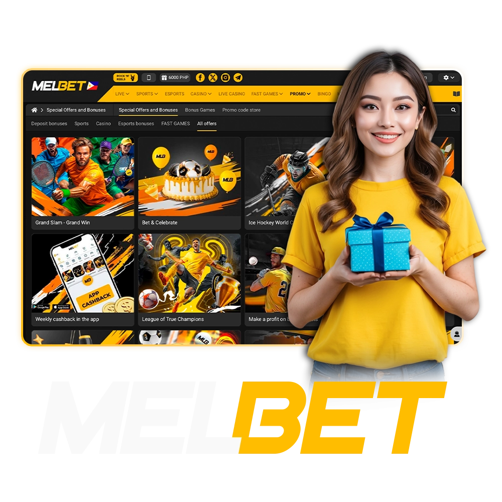 Melbet bonuses are already waiting for you for your bets.