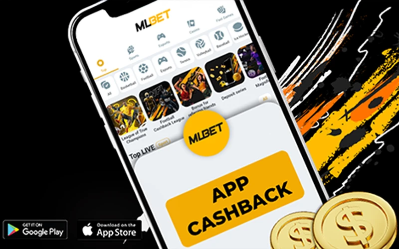 Get cashback from your bets in the Melbet app.